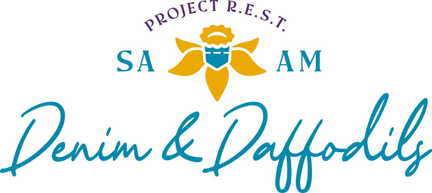 Project R.E.S.T. Denim & Daffodils Logo